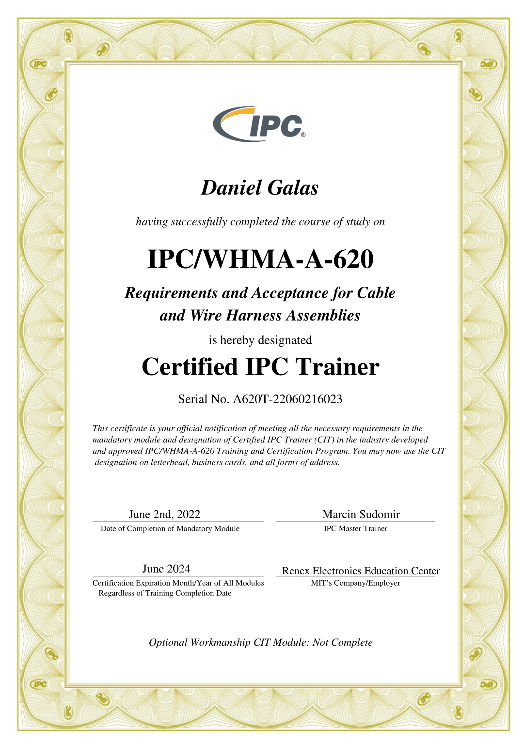 Certyfikat IPC